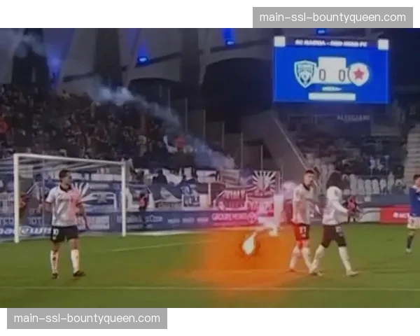 场边瞬间：球迷闯入赛场导致比赛中断五分钟，已被安全人员带离